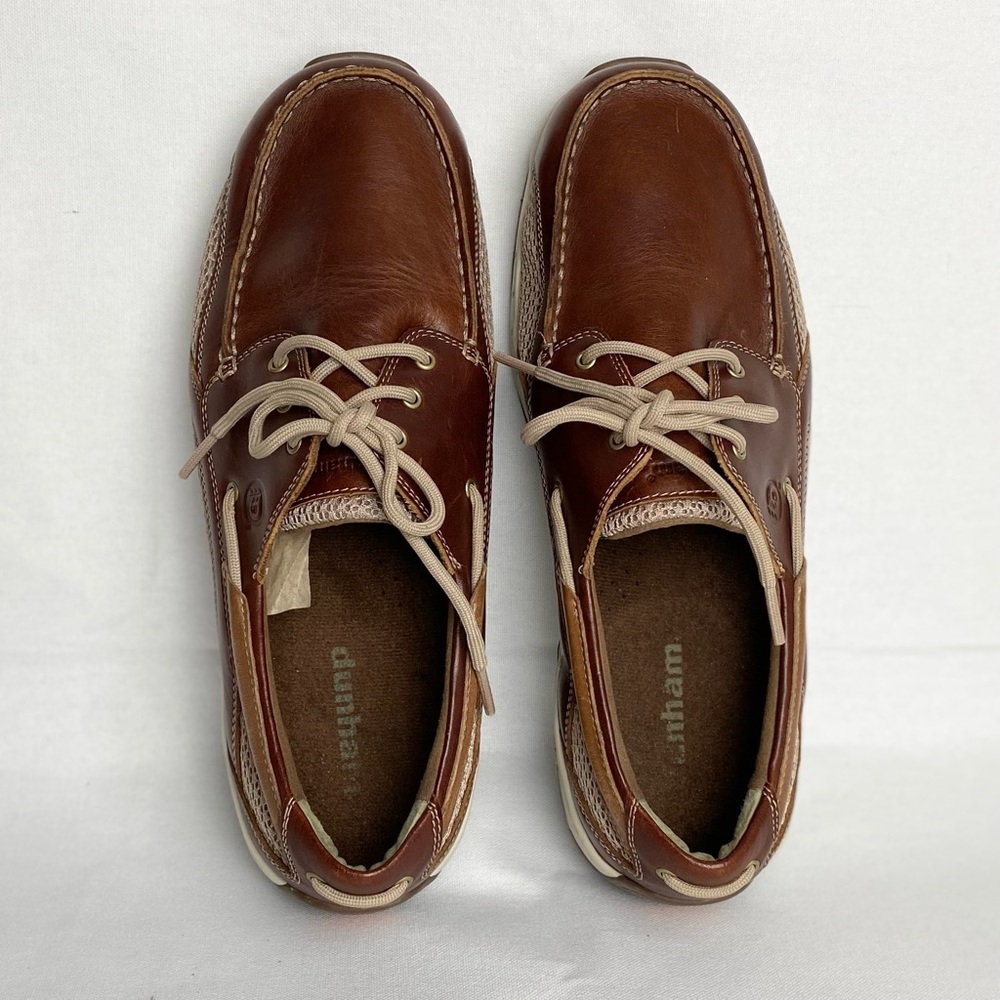 Dunham Captain Brown Leather Boat Shoe 10.5 - Picture 6 of 11
